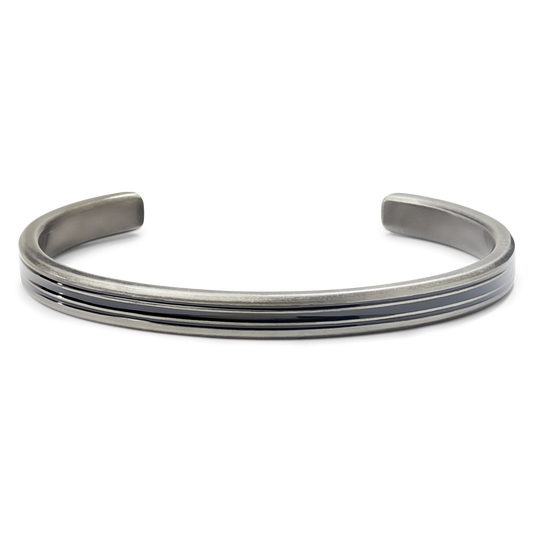 Rebel and Rose Bangle Vintage Black Lines