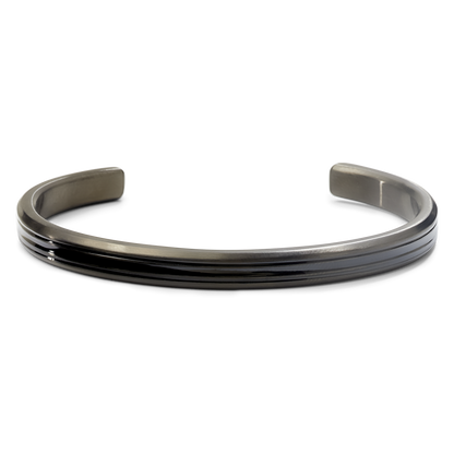 Rebel and Rose Bangle Black Lines