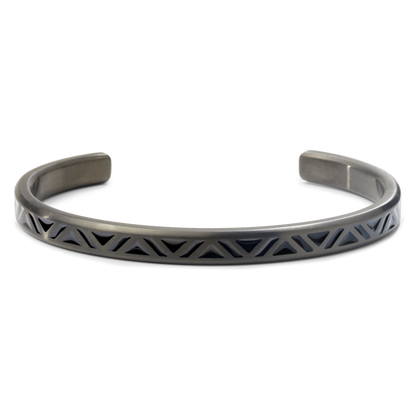 Rebel and Rose Bangle Black Triangle