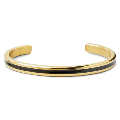 Rebel and Rose Bangle Gold Black