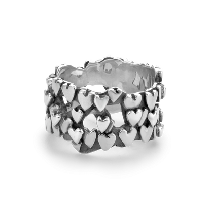 Rebel and Rose Ring Hearts & Hearts