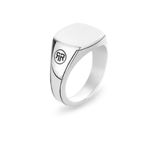 Load image into Gallery viewer, Rebel and Rose Ring Square Silver Shine