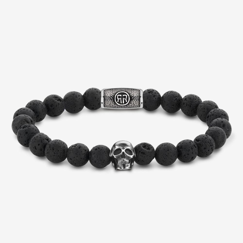 Rebel and Rose Skull Black Moon Bracelet