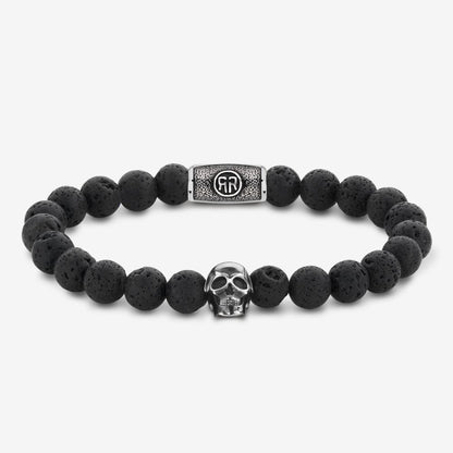 Rebel and Rose Skull Black Moon Bracelet