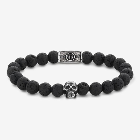 Rebel and Rose Skull Black Moon Bracelet