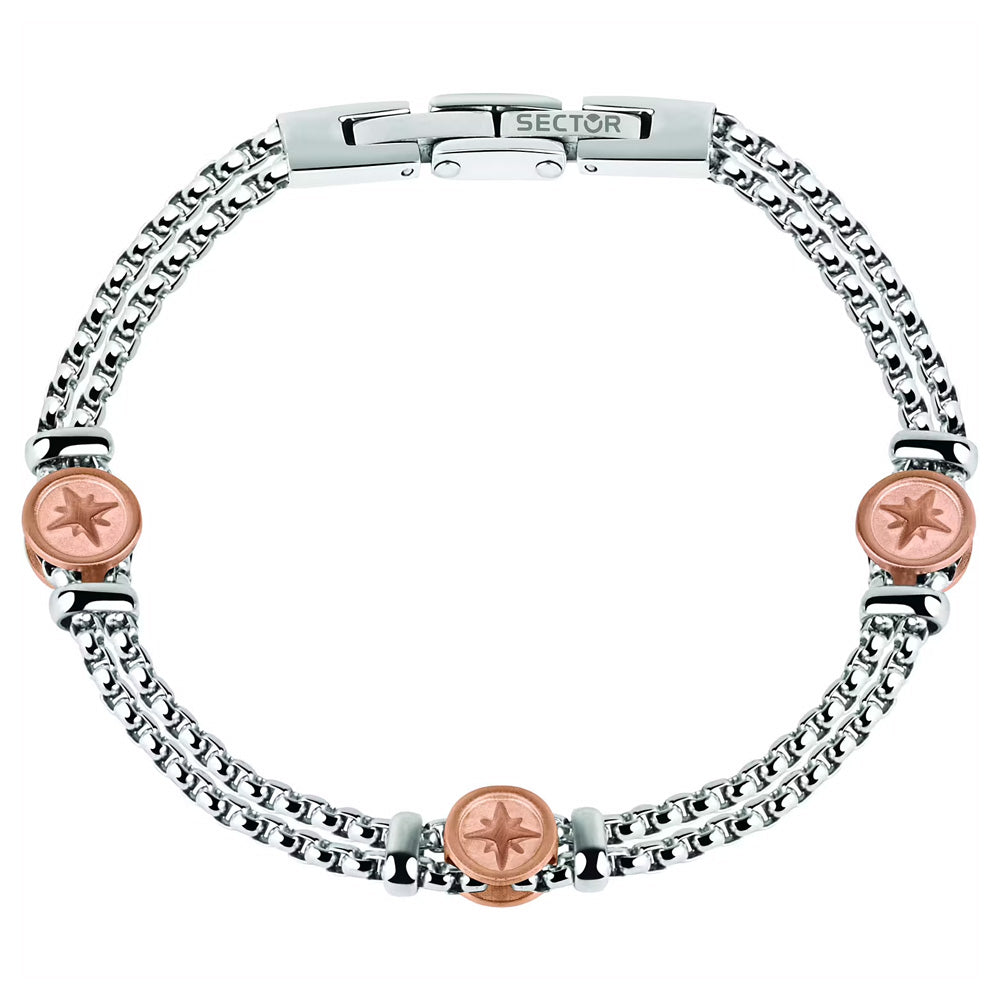 Sector Marine Bracelet  Stainless Steel  PVD Rosegold