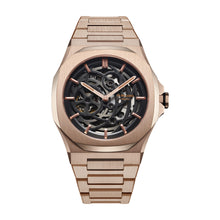 Load image into Gallery viewer, D1 Milano Rose Gold Skeleton Automatic Watch