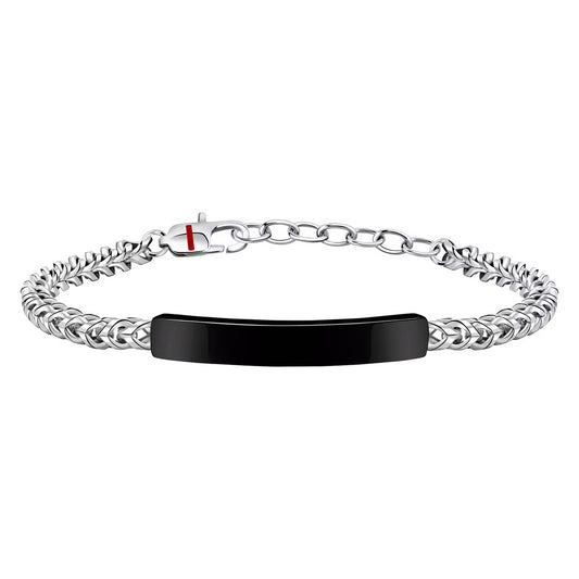 Sector Basic Bracelet  IP Black Tag 18+3.5cm