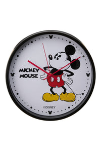 Disney Mickey 30cm Black Wall Clock