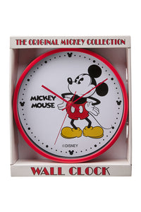 Disney Mickey 30cm Red Wall Clock