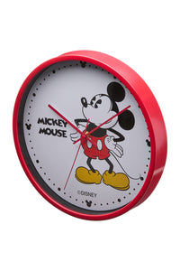 Disney Mickey 30cm Red Wall Clock