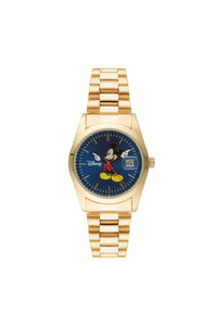 Disney Mickey Collector’s Edition 35mm Blue Dial Gold Watch