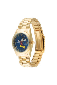 Disney Mickey Collector’s Edition 35mm Blue Dial Gold Watch