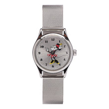 Load image into Gallery viewer, Disney Petite Minnie Silver Milanese Mesh Watch