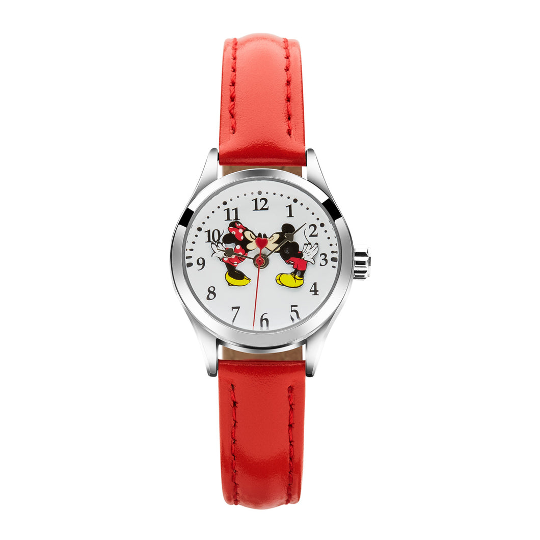 Disney Petite Mickey & Minnie in Love Red Watch