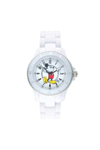 Load image into Gallery viewer, Disney Mickey Sports 40mm White Dial White Stainless Steel Watch