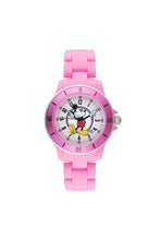 Load image into Gallery viewer, Disney Mickey Sports 40mm White Dial Pink Stainless Steel Watch