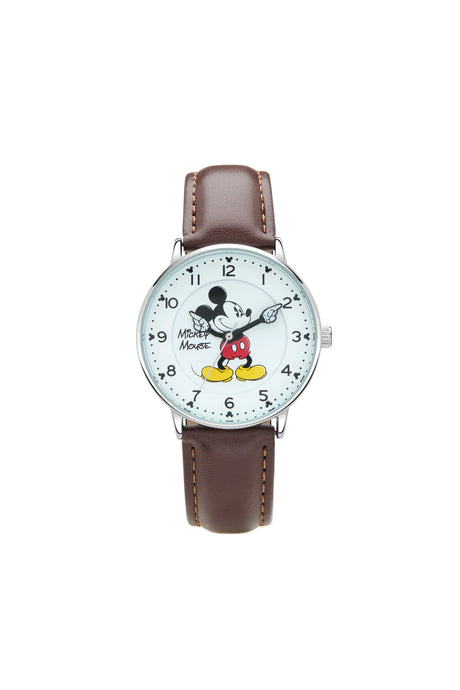 Disney Icon Mickey Collectors Edition 38mm Brown Leather Watch