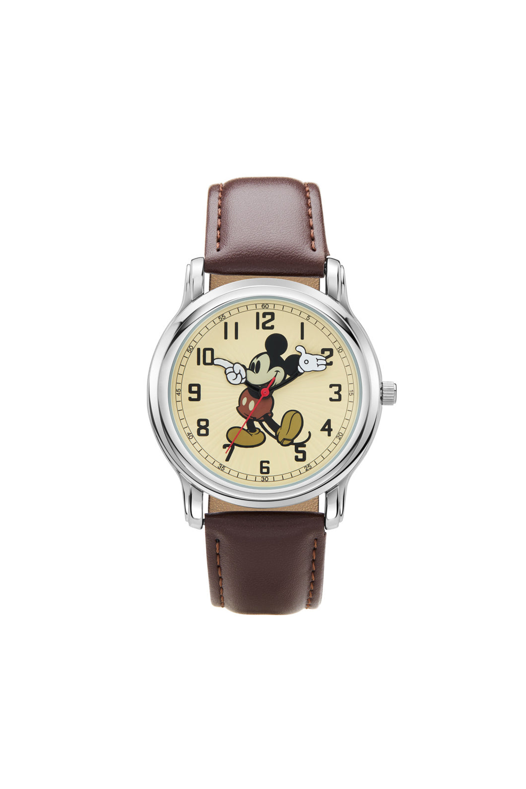 Disney Prime Mickey Collectors Edition 36mm Brown Leather Watch