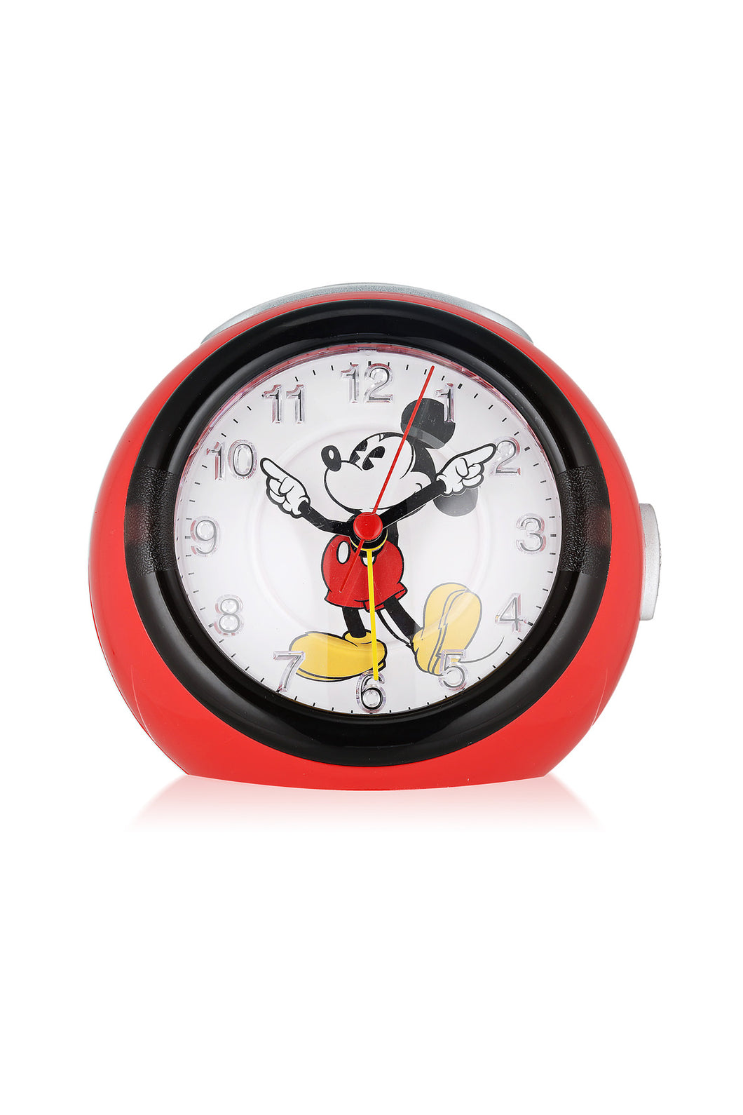 Disney Mickey 12cm Red Musical Alarm Clock