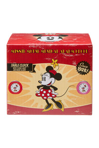 Disney Minnie 12cm Red Musical Alarm Clock