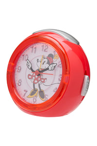 Disney Minnie 12cm Red Musical Alarm Clock