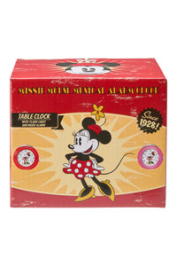 Disney Minnie 12cm Pink Musical Alarm Clock