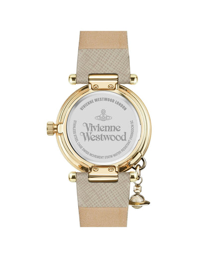 Vivienne Westwood Orb Pop Watch Cream Gold