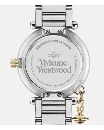 Vivienne Westwood Mother Orb Two Tone Strap Watch