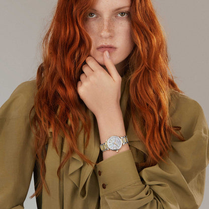 Vivienne Westwood Mother Orb Two Tone Strap Watch