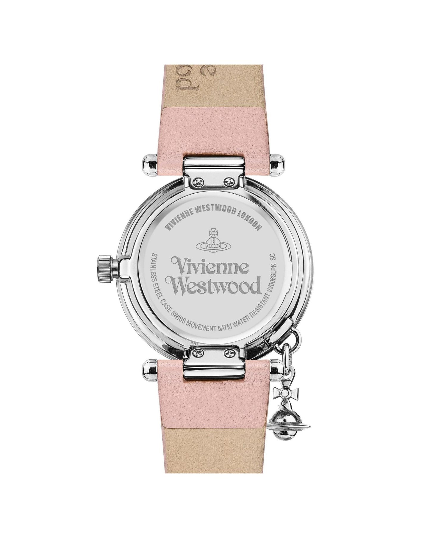 Vivienne Westwood Orb Pastelle Watch Pale Pink Silver