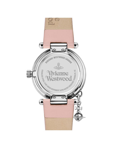 Vivienne Westwood Orb Pastelle Watch Pale Pink Silver
