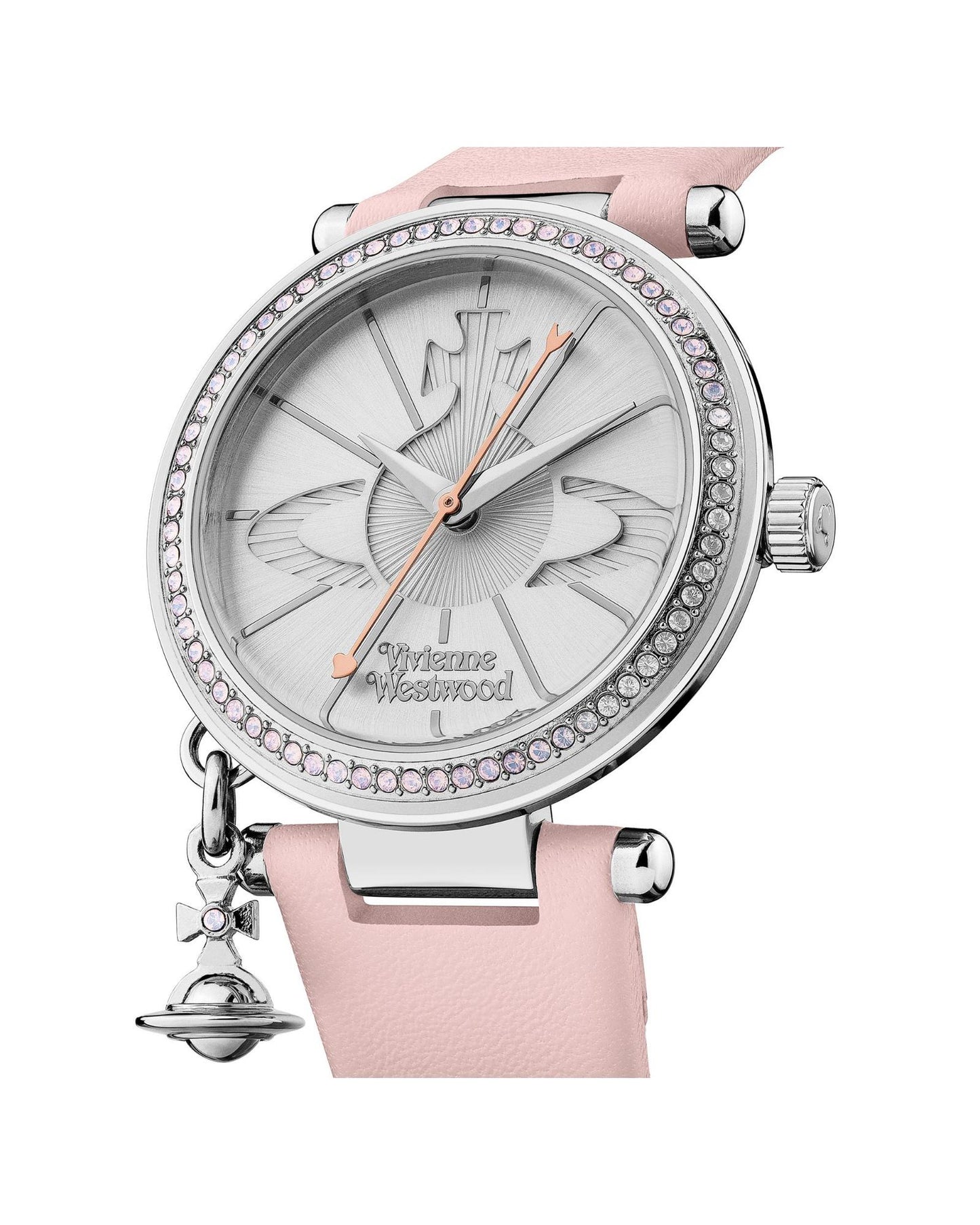 Vivienne Westwood Orb Pastelle Watch Pale Pink Silver
