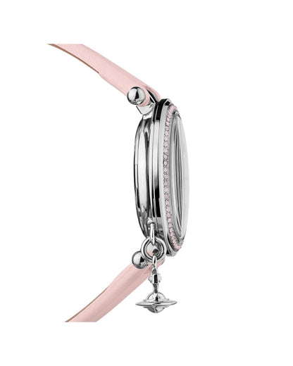 Vivienne Westwood Orb Pastelle Watch Pale Pink Silver