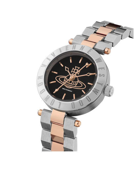 Vivienne Westwood Westbourne Orb Watch Black Dial