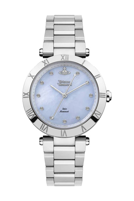 Vivienne Westwood Montague Blue 35mm Silver Watch
