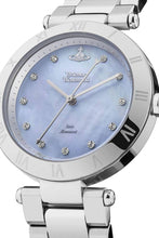 Load image into Gallery viewer, Vivienne Westwood Montague Blue 35mm Silver Watch