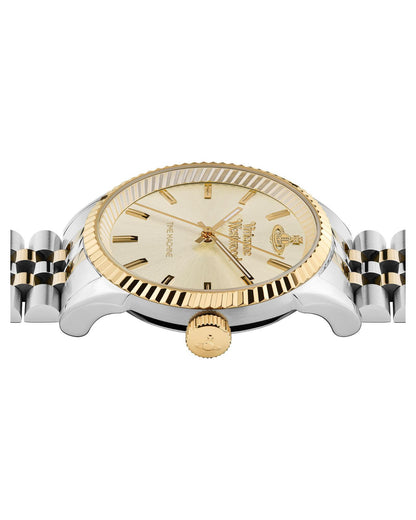 Vivienne Westwood Seymour Homme Watch Gold Dial