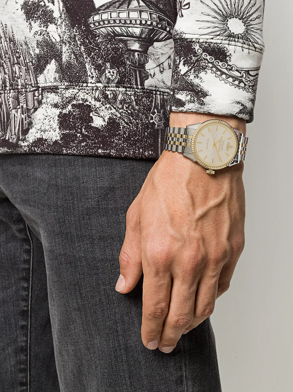 Vivienne Westwood Seymour Homme Watch Gold Dial