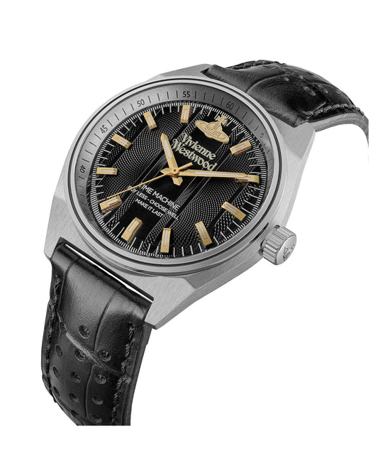 Vivienne Westwood Sydenham Watch Black Leather Strap