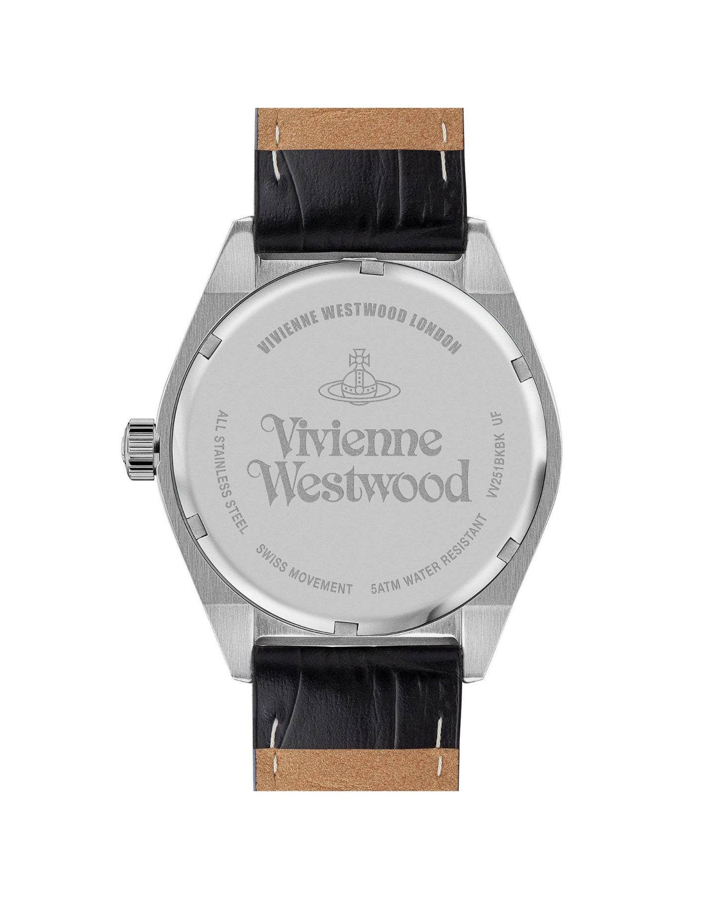 Vivienne Westwood Sydenham Watch Black Leather Strap