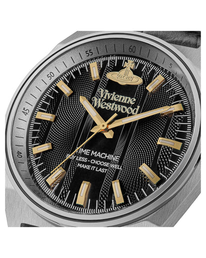 Vivienne Westwood Sydenham Watch Black Leather Strap