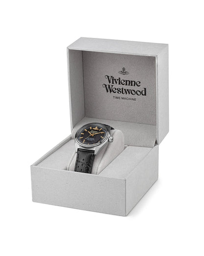 Vivienne Westwood Sydenham Watch Black Leather Strap