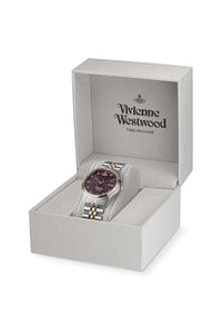 Vivienne Westwood Camberwell Purple 37mm Two Tone Watch