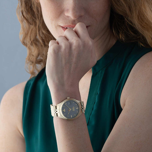 Vivienne Westwood Camberwell Watch Grey Gold
