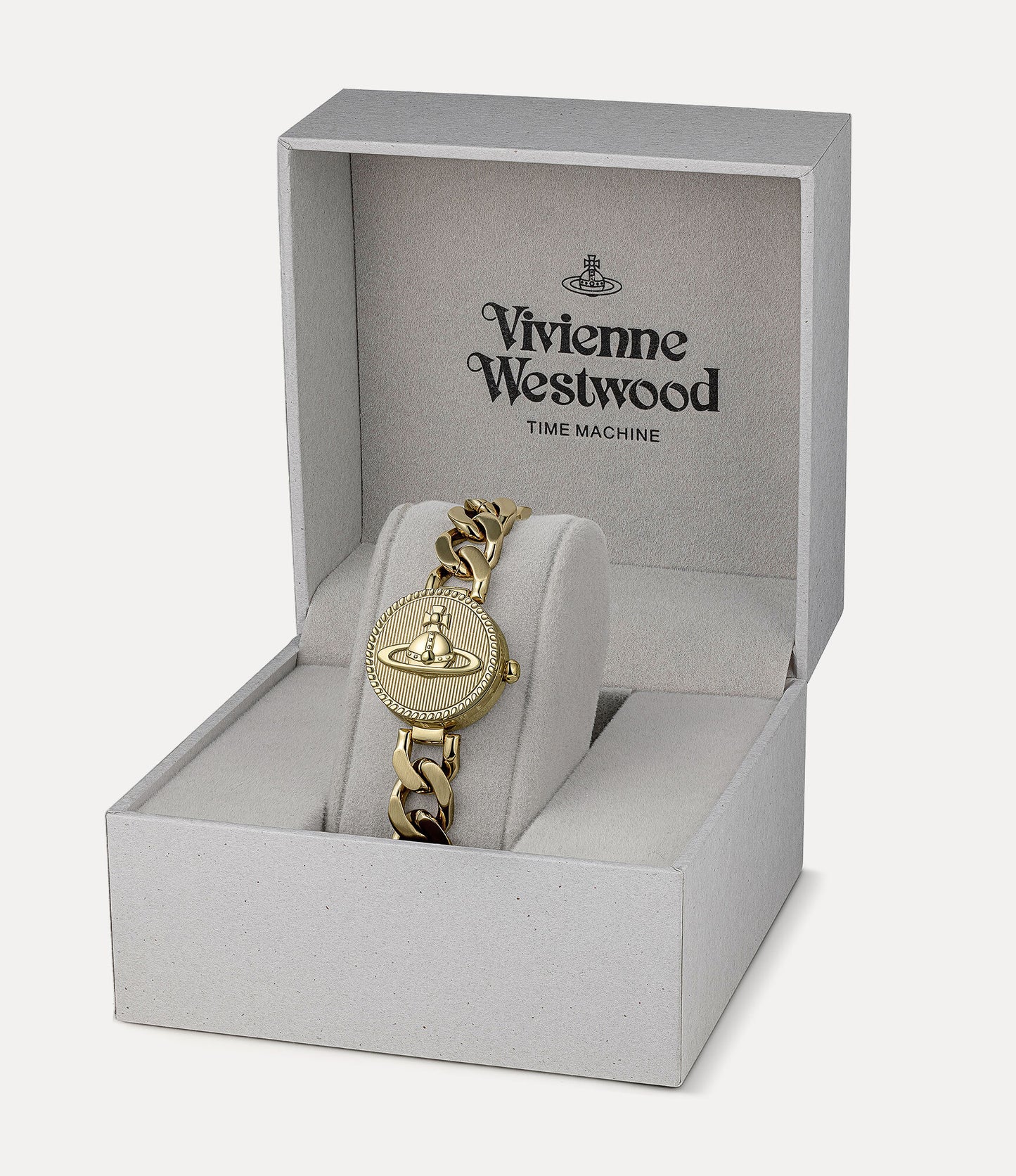 Vivienne Westwood Orb Button 25mm Gold Strap Watch