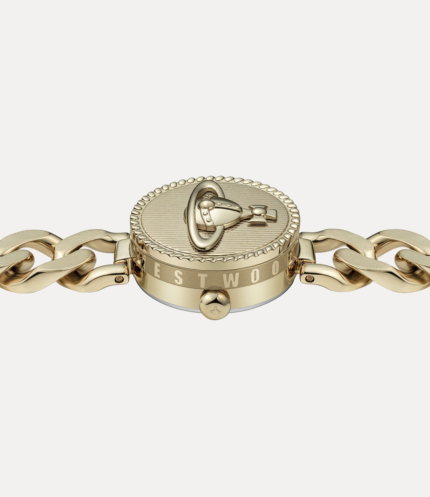 Vivienne Westwood Orb Button 25mm Gold Strap Watch