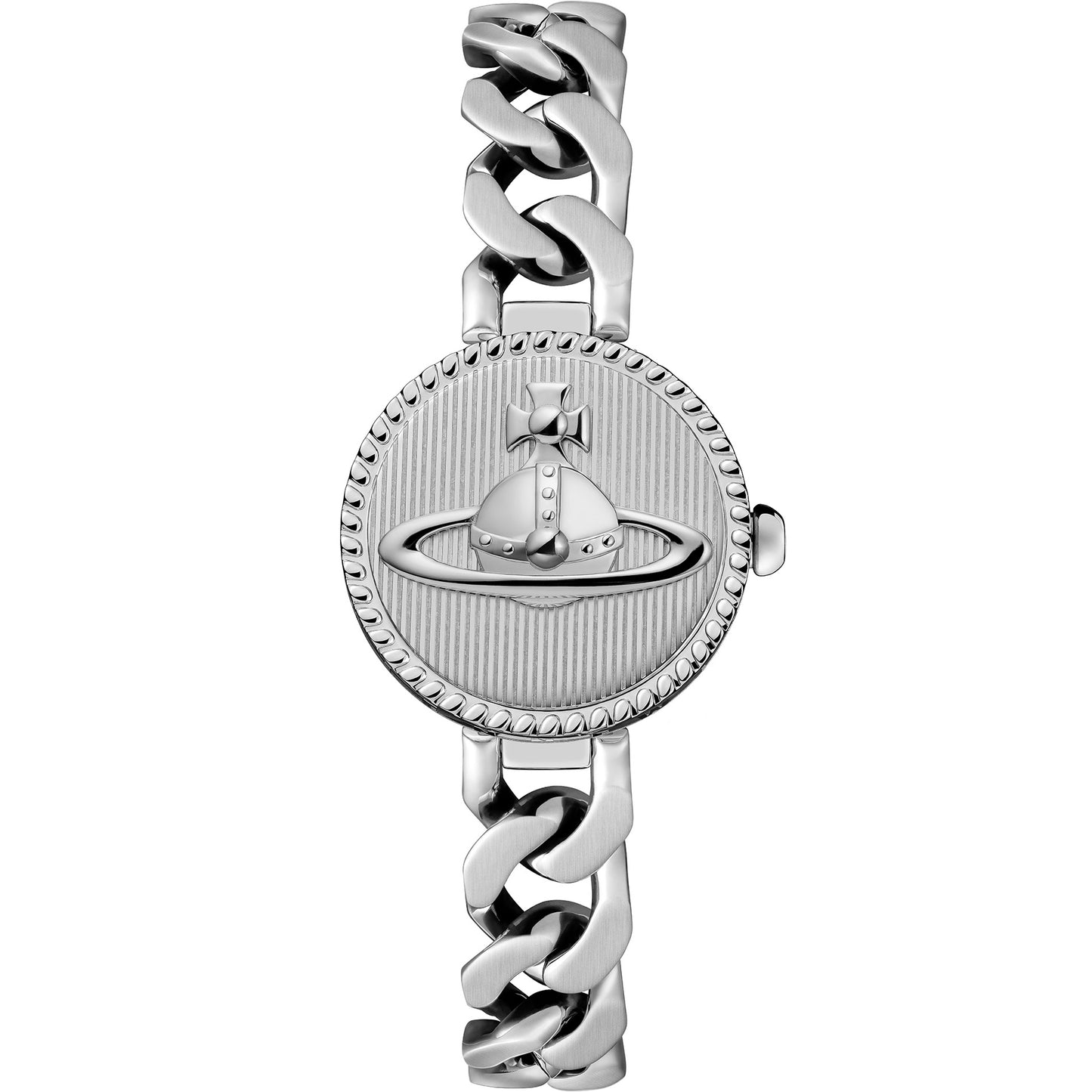 Vivienne Westwood Orb Button 25mm Silver Strap Watch