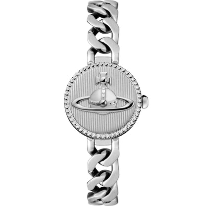 Vivienne Westwood Orb Button 25mm Silver Strap Watch