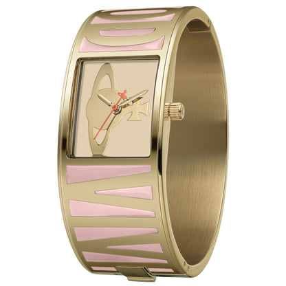 Vivienne Westwood Belvoir 25mm Pink Gold Bangle Watch
